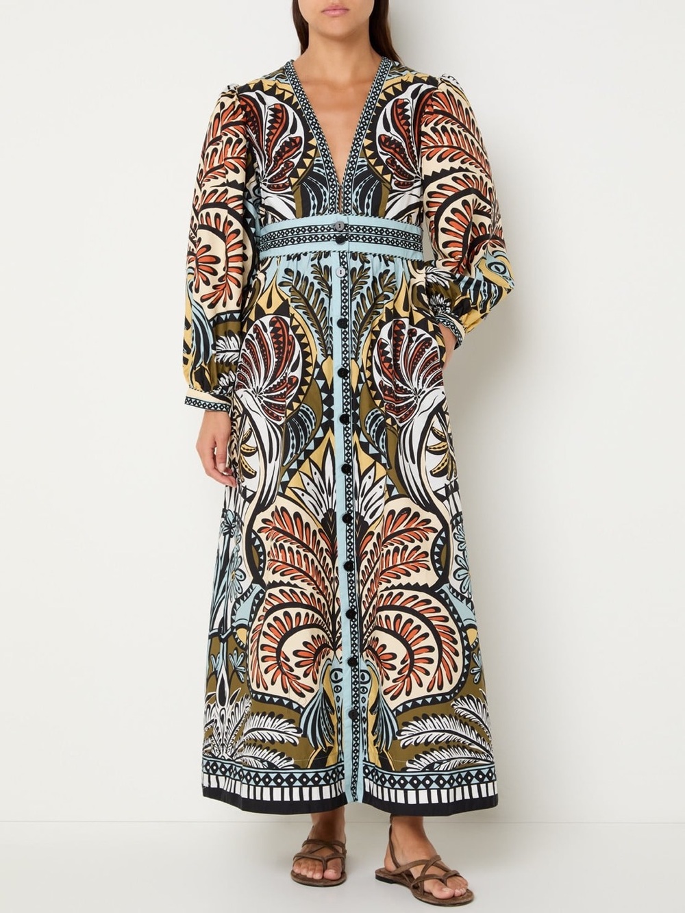 NWT FARM RIO Balamana Maxi Dress